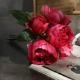 thumbnail image 4 of Cheers US Artificial Peonies,Silk Peony Fake Flower for Wedding Home Office Party Hotel Window Sill Decoration, Table Centerpieces, Floral Arrangements, 4 of 7
