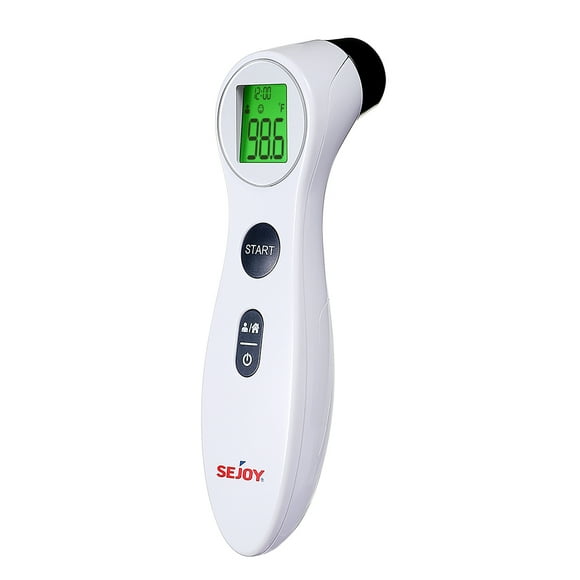 Sejoy Touchless Forehead Thermometer with Object Mode, Non-Contact Digital Infrared Home Thermometer for Adult, Baby, Kid