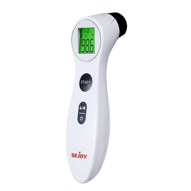 Sejoy Thermomètre Frontal Sans Contact avec Mode Objet, Thermomètre Infrarouge Numérique Sans Contact pour Adulte, Bébé, Enfant