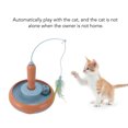 thumbnail image 4 of Cat Feather Toy, Rotating Cat Teaser Battery Powered  For Home Orange And Blue,Yellow And Green, 4 of 8