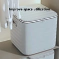 thumbnail image 6 of EUDIDV Ornament&nbsp;Storage Large Capacity Zipper Organizer Foldable Storage Bag Moving Bag Household Goods Clothing Underwear Socks Toy Storage Organizer Storage Bins, 6 of 6