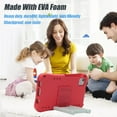thumbnail image 2 of GSFY Étui pour Enfants Compatible avec Kindle Fire HD 8 (Version 2018 2017 2016, 8e/7e/6e Gén), Étui Léger Antichoc Robuste en EVA, Support Rotatif à 360 Degrés, Rouge, 2 of 7