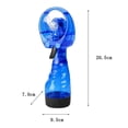 thumbnail image 2 of Office Desk Air Misting Portable Humidifier Cooling Hand Held Spray Fan Water Spray Fan Battery Power RED, 2 of 8