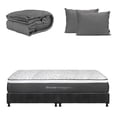 thumbnail image 1 of Colchón King Size Trini + Box + Almohada 2Pack + Edredón Homy, 1 of 8