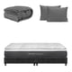 thumbnail image 1 of Colchón King Size Trini Restonic + Box + Almohadas 2 Pack + Edredón Homy, 1 of 10