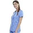 thumbnail image 4 of Cherokee Workwear Revolution Women's Scrubs Top Snap Front V-Neck WW622, 4 of 8