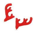 thumbnail image 3 of Car Reindeer Antlers 2 Antlers 1 Nose Soft Comfortable Red Auto Reindeer Antlers Decoration Kit For Christmas Party Home, 3 of 21