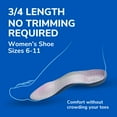 thumbnail image 4 of (3 pack) Dr. Scholl's Tri-Comfort Insoles for Women – Targeted Support for Heel, Arch & Ball of Foot – Sizes 6-10, 4 of 10