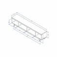 thumbnail image 3 of Manhattan Comfort Salle 86.41 in. TV Stand with Solid Wood Legs, 3 of 10