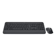 thumbnail image 3 of Logitech Signature MK650 Combo for Business - Keyboard and mouse set - wireless - Bluetooth LE - QWERTZ - French - graphite, 3 of 6