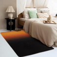 thumbnail image 3 of Ombre Rugs for Living Room - 5x6 Rug - Gradient Rug - Black and Orange Area Rug - Abstract Rugs - Minimalist Carpet, 3 of 7