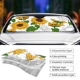 thumbnail image 5 of Disketp Windshield Sun Shade, Car Sun Shade For Front Window Plump Sunflower And Sketch Sunshades Sun Visor Protector Blocks Uv Rays Foldable, 5 of 9