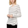 thumbnail image 1 of maison Jules Womens Layer Look Pullover Sweater, White, XX-Large, 1 of 2