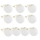 thumbnail image 2 of 10 Piezas De Adornos De Sublimación Espacios En Blanco Joyería Colgante De Cerámica Llaveros, 2 of 9