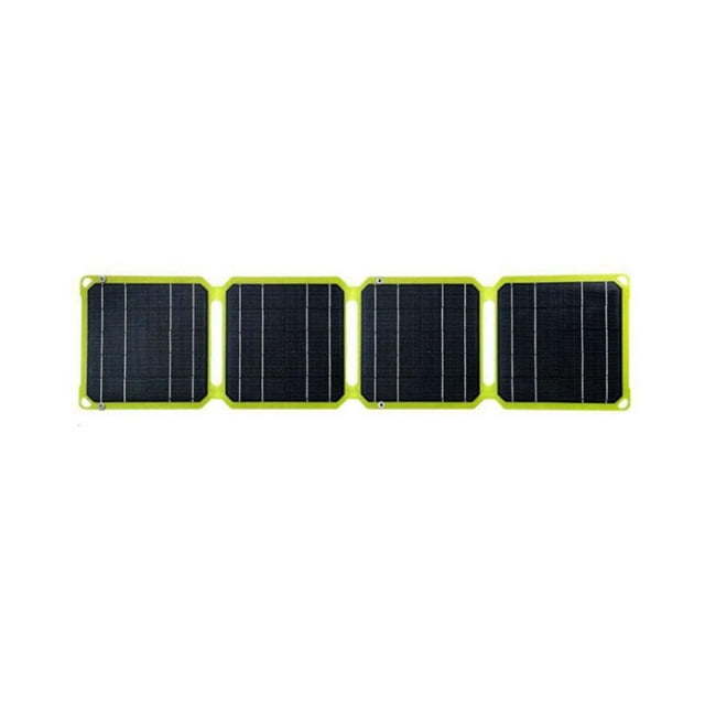 veasfak Foldable Solar Panel Charger IP67 Waterproof 40W Phones USB Charging for Camping Yellow