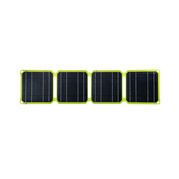 Panel solar plegable de 40 W, IP67, impermeable, generador solar Etfe monocristalino USB Amarillo
