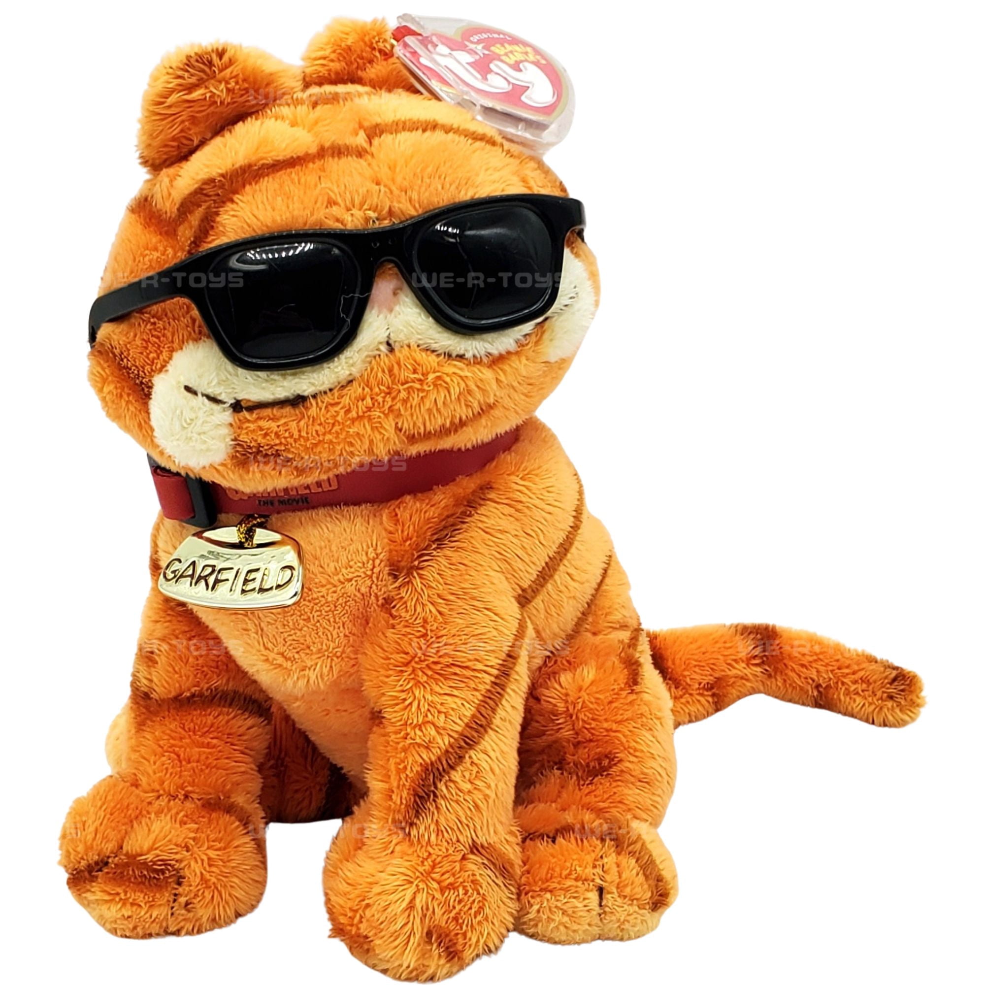Ty Beanie Babies Cool Cat Garfield with Sunglasses Plush 2004