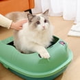 thumbnail image 1 of Caja de Arena Perfecl Bandeja para Gatos Duradera Abierta Verde, 1 of 8