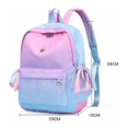 thumbnail image 2 of Mochila Escolar P/dama Niña Casual Color Azul Malubero niña, 2 of 3