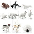 thumbnail image 3 of 10 Sets Of Mini Small Simulation Animal Winter Simulation Scene Decoration Model, 3 of 8