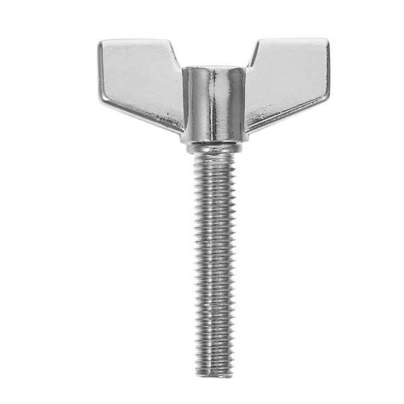 Shisuyan 2pcs Precision Drum Set Hardware Cymbal Wing Screws Bass Drum Spare Parts Metal Cymbal Wing Nuts High Strength For Enhancing Stability