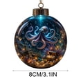 thumbnail image 7 of suore Christmas Decor, Christmas Ball Ornaments, 3.1in Underwater Sea Hanging Baubles, Animal Pattern Tree Decorations, Nautical Holiday Decor, Seasonal Home Ornament Collection Gifts, 7 of 7