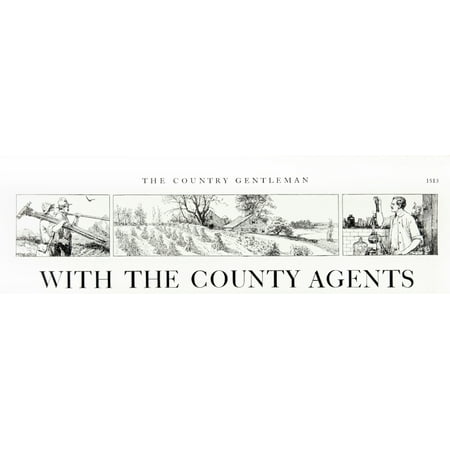 Comic strip in Country Gentleman agricultural magazine from the early 20th century Canvas Art - Remsberg Inc Design Pics (27 x 8)