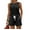 Black, variant on WTOBBY Women's Summer Casual Two Piece Set Solid Color Vest Sleeveless Top and Shorts Outfit Simple and Stylish for Everyday Summer Fashion ,Beige L