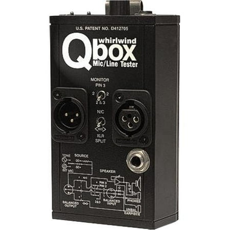 UPC 692465004220 product image for Whirlwind Qbox REV 2 Mic and Line Tester | upcitemdb.com