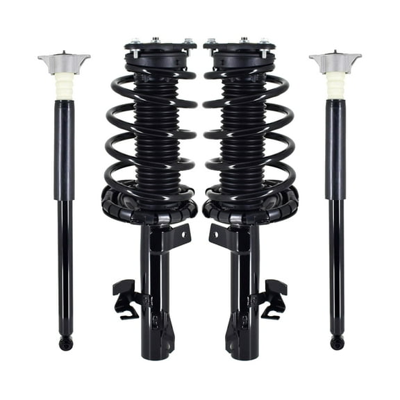 Set of 4 Front Quick Complete Strut-Coil Spring Assembly-Rear Complete Shock Absorber Kit For 2006-2010 2012-2015 Mazda 5