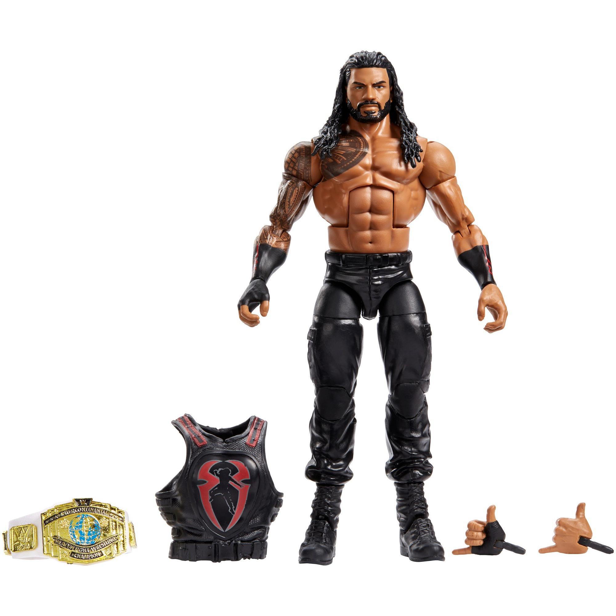 WWE Elite Collection Roman Reigns Action Figure with Accessories