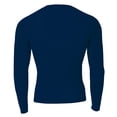 thumbnail image 2 of A4 Youth Long Sleeve Compression Crew For Youth Male in Navy 2011 | NB3133, 2 of 3