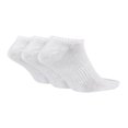 thumbnail image 3 of Calcetines deportivos ligeros originales Nike unisex para hombre y mujer, 3 pares, informales, transpirables, blancos, cortos, SX7678-100, 3 of 4
