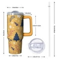 thumbnail image 2 of Green 30oz Xmas Tumbler with Lid and Straw, Christmas Tree Stainless Steel Insulated Cup Holiday Gift, 2 of 5