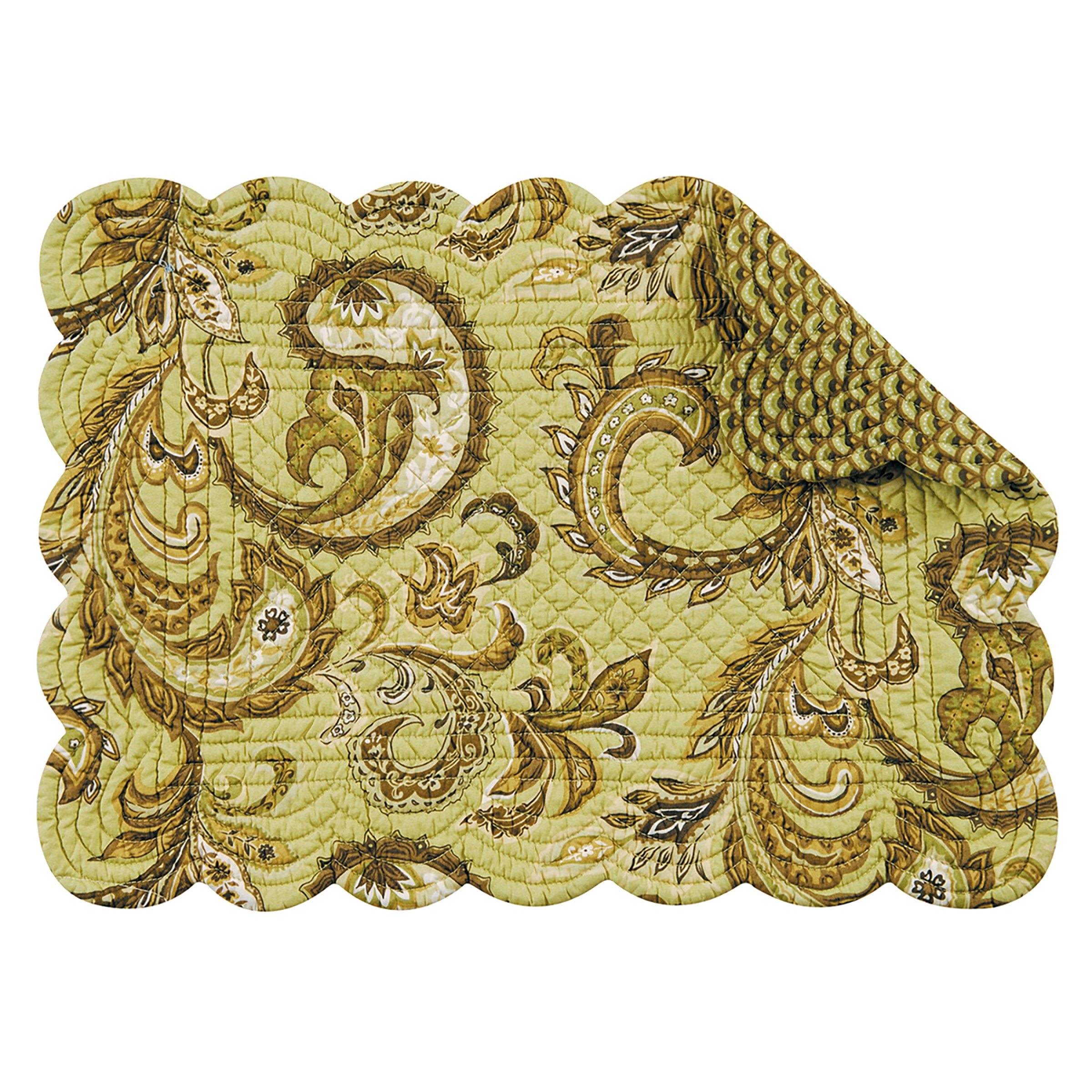 Modesto Single Rectangular Cotton Quilted Placemat