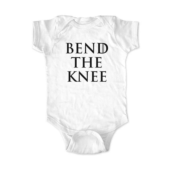 Bend The Knee GOT Game of Thrones parody funny Baby Bodysuit Shower Gift Surprise