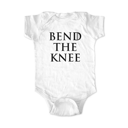 Bend The Knee GOT Game of Thrones parody funny Baby Bodysuit Shower Gift Surprise