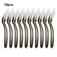 thumbnail image 3 of Cebos blandos artificiales de PVC Advancent 10 Uds. Señuelo de anguila Flexible Plata, 3 of 6