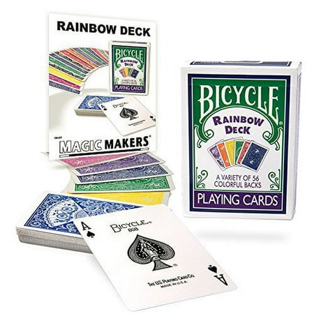 Magic Makers Rainbow Deck, 52 Cards, Magic Tricks