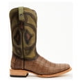 thumbnail image 2 of Tanner Mark Men's Exotic Caiman Tall Western Boot Broad Square Toe Brown 8 D(M) US, 2 of 7