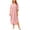 Pink, variant on Vivianyo HD Women's Collared Shirt Maxi Dresses, Rollable Long Sleeve Loose Solid Casual Button Down Long Dresses for Women, Women's Pink, Sizes S-2XL