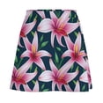 thumbnail image 5 of Lily Floral Skirt Summer Flowers Street Style Casual A-line Skirts Elegant Mini Skirt Fem, 5 of 7