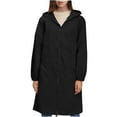 thumbnail image 3 of Pyhlmscde Women's Thin Work Clothes Windbreaker Coat, Womens Tops, Trench Coat Women, Fall Clothes, 3 of 6