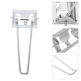 thumbnail image 2 of 4Pcs Table Legs Practical Table Feet Home Table Computer Desk Legs (Silver), 2 of 7