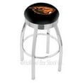 thumbnail image 5 of 30" L8C3C - Chrome Minnesota Swivel Bar Stool with 2.5" Ribbed Accent Ring by Holland Bar Stool Company, 5 of 7