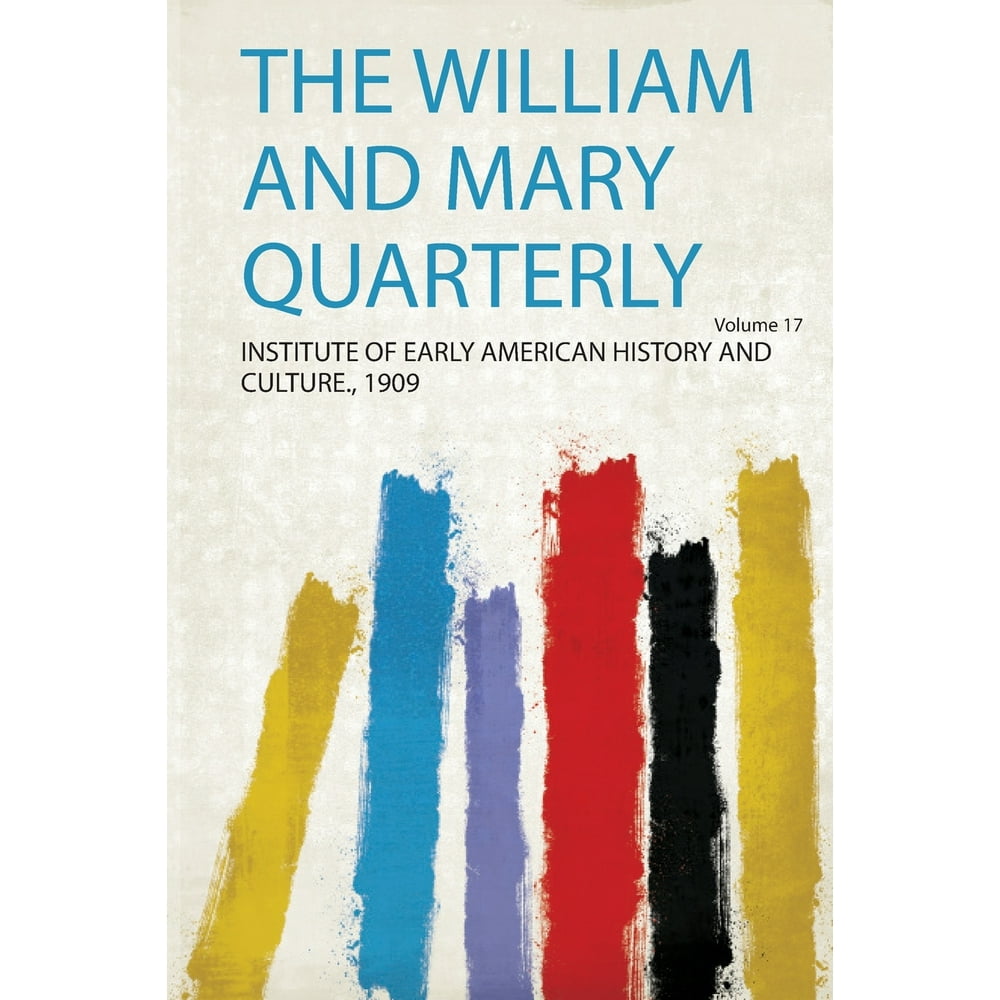The William and Mary Quarterly
