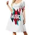 thumbnail image 2 of Beach Design Venice Beach Florida Abstract Sea Turtle Short-Sleeved Dress dress women summer Dress vintage, 2 of 8