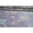 thumbnail image 3 of 9X12 Colour Full Oushak Area Rug For Home Decoration Handmade Hand-Knotted Purple, Lt Grey, Ivory, M Blue, Wool Area Rug, 3 of 9