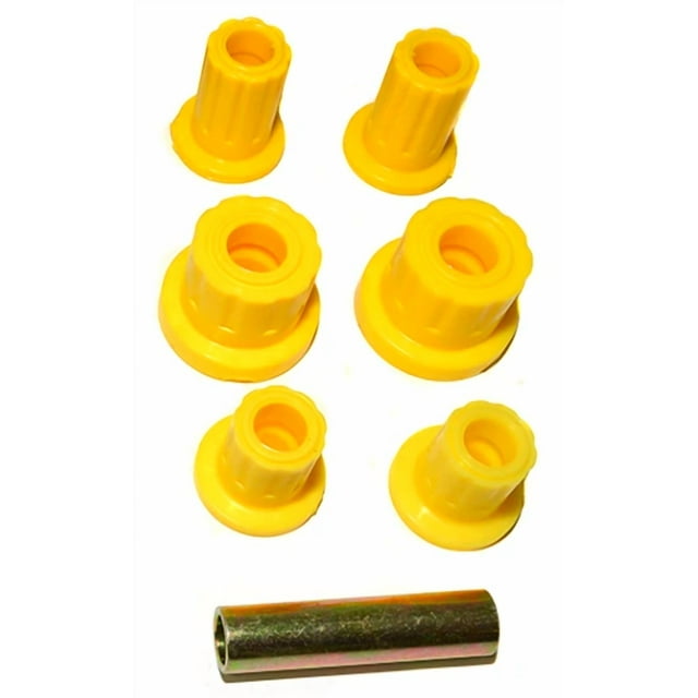ARB Leaf Spring Bushing OMESB117 Yellow; Polyurethane; With Six Two Piece Bushing Sets; With Sleeve