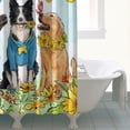thumbnail image 4 of Spring Summer Shower Curtain, Eucalyptus Floral Shower Curtains for Bathroom, Seasonal Home Decor Waterproof Fabric with Hooks 72x72 Inch, 4 of 4